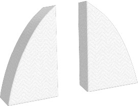 Matras Boot- Trapezium 2-delig