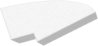 Matras Boot- Bak of stuurboord links met inkeping