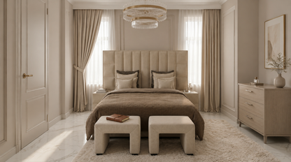 Celesté Bed 140x200 cm Beige