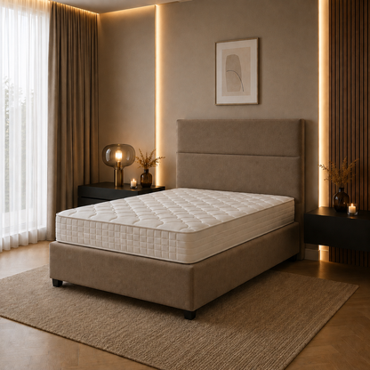 Blok Boxspring – Eenpersoons Boxspring