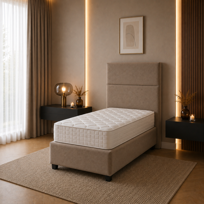 Blok Boxspring – Eenpersoons Boxspring