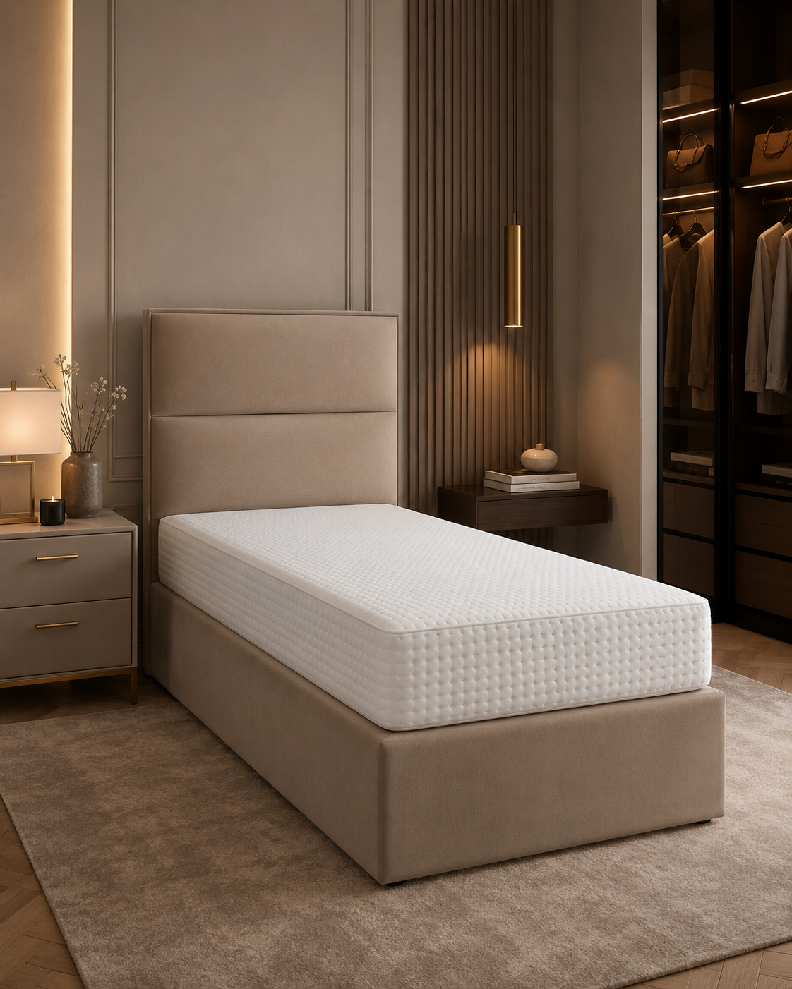 Blok Boxspring – Eenpersoons Boxspring
