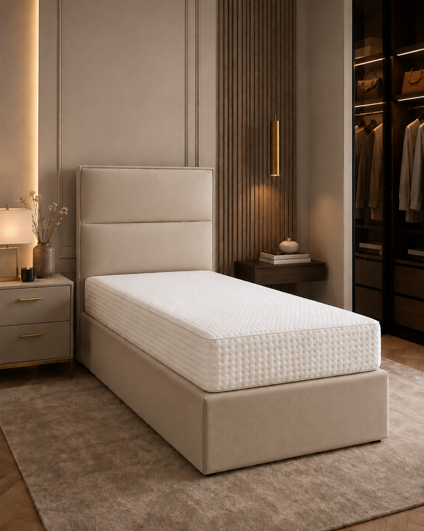 Blok Boxspring – Eenpersoons Boxspring