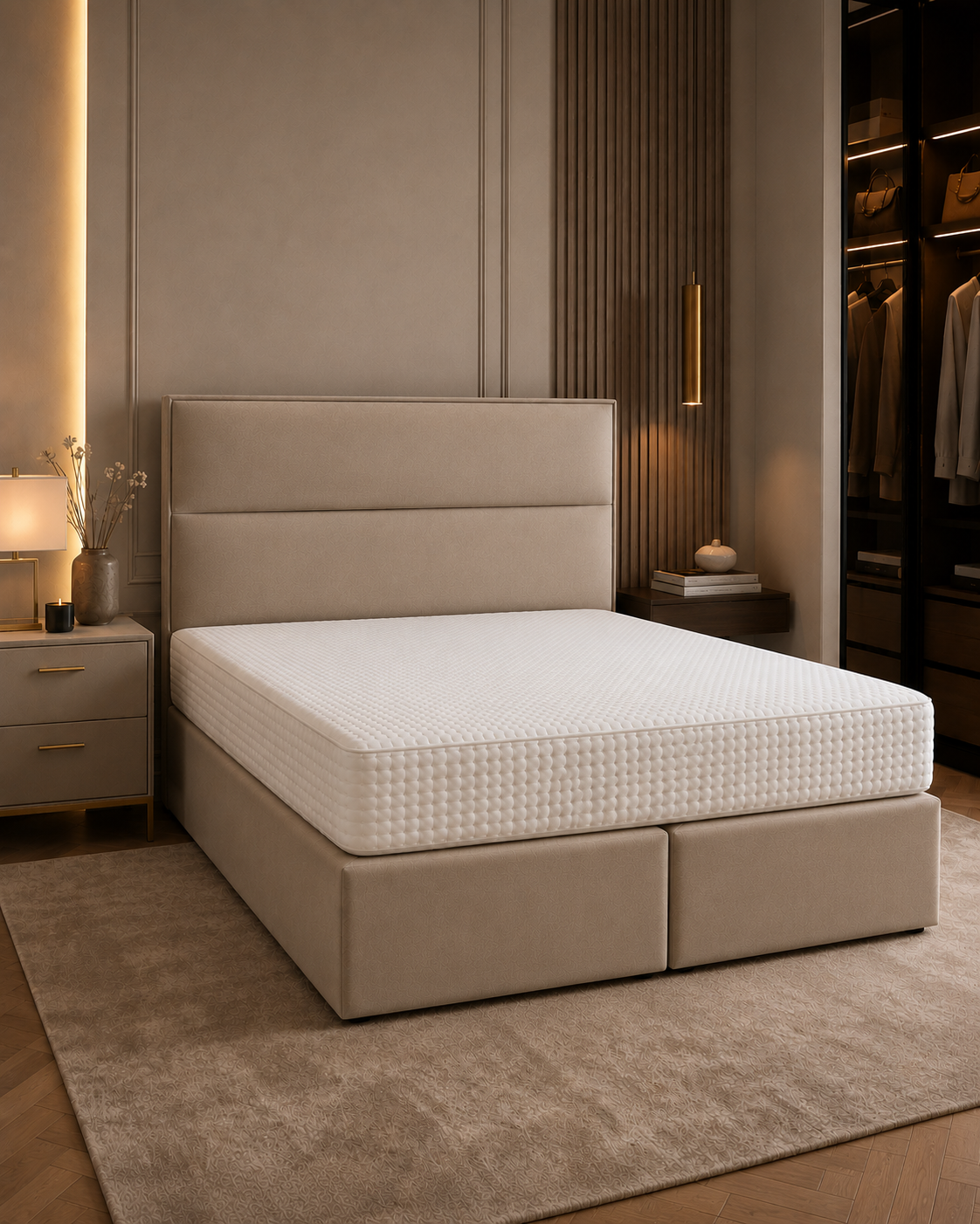 Blok Boxspring – Eenpersoons Boxspring