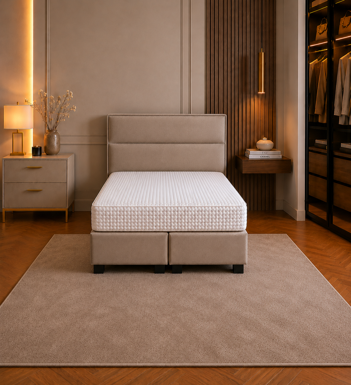 Blok Boxspring – Eenpersoons Boxspring