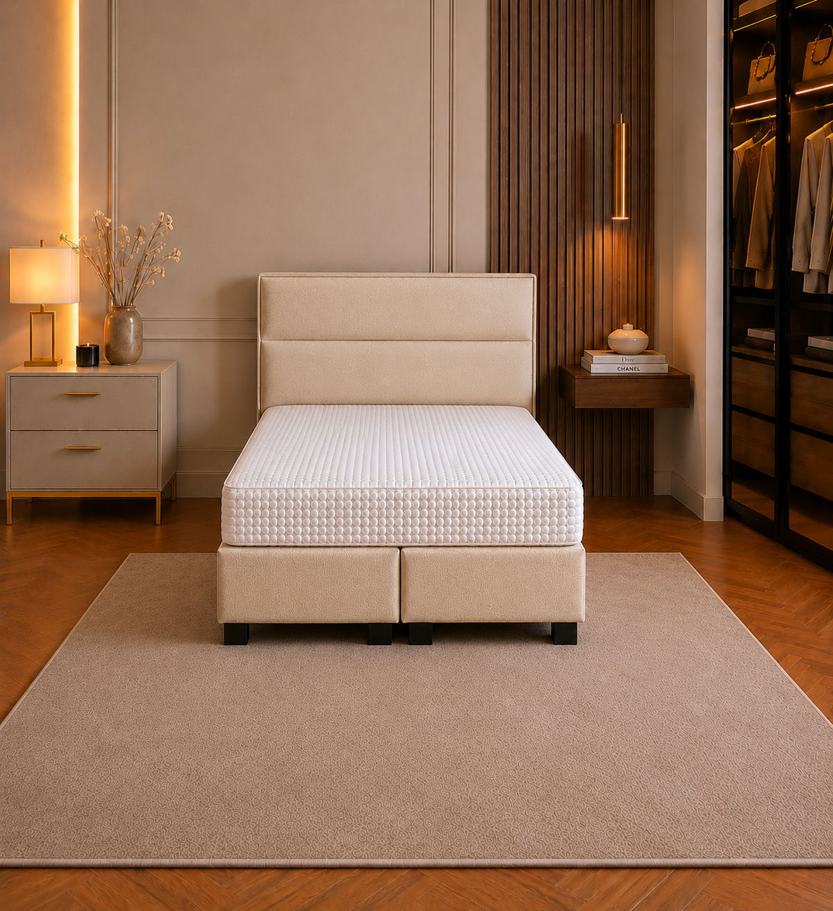 Blok Boxspring – Eenpersoons Boxspring