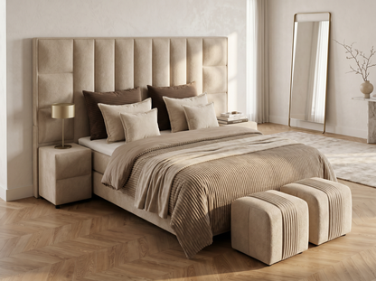 Celesté Bed 140x200 cm Beige