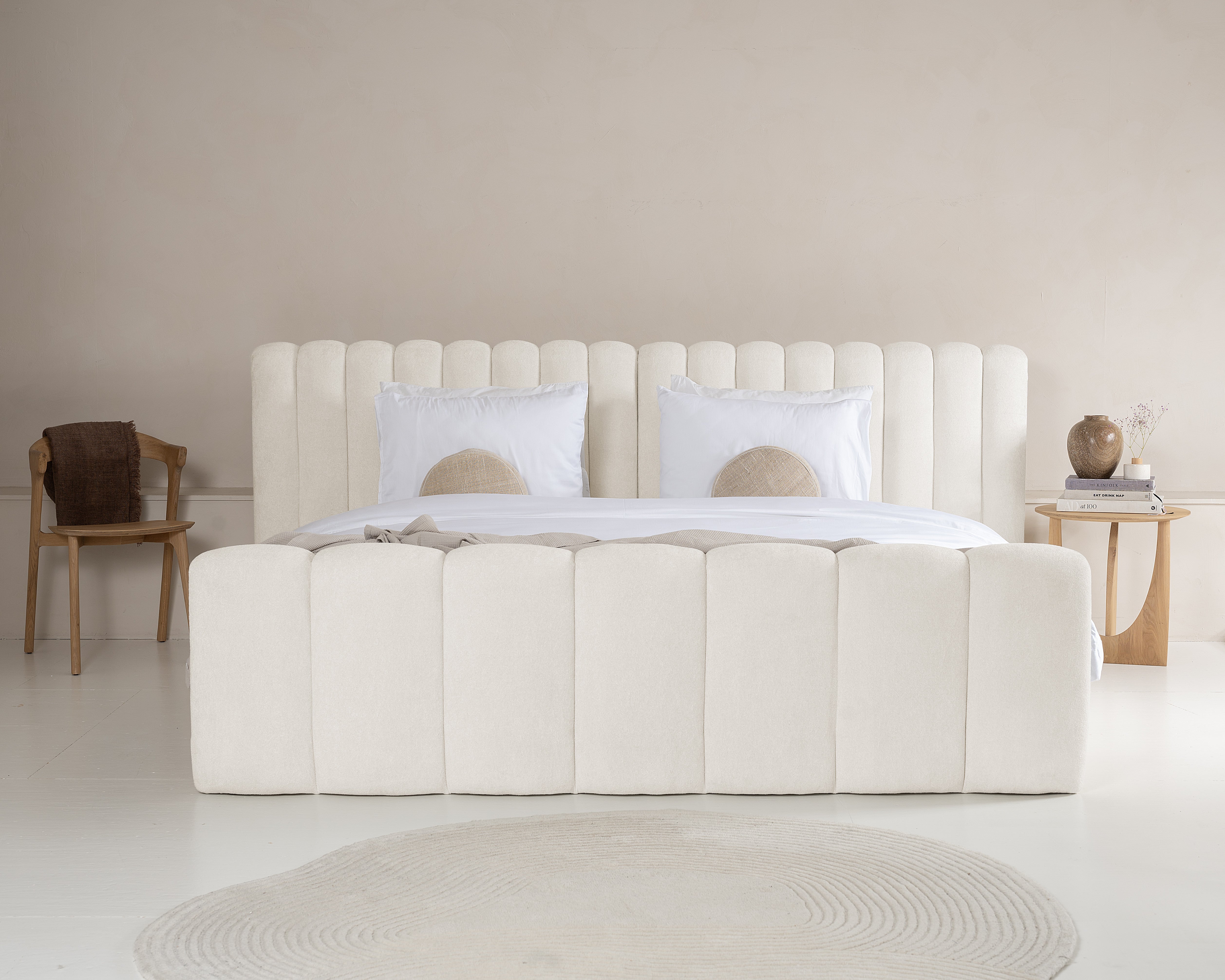 Designbed Adore Chique 160x200 Beige - Zonder Matras