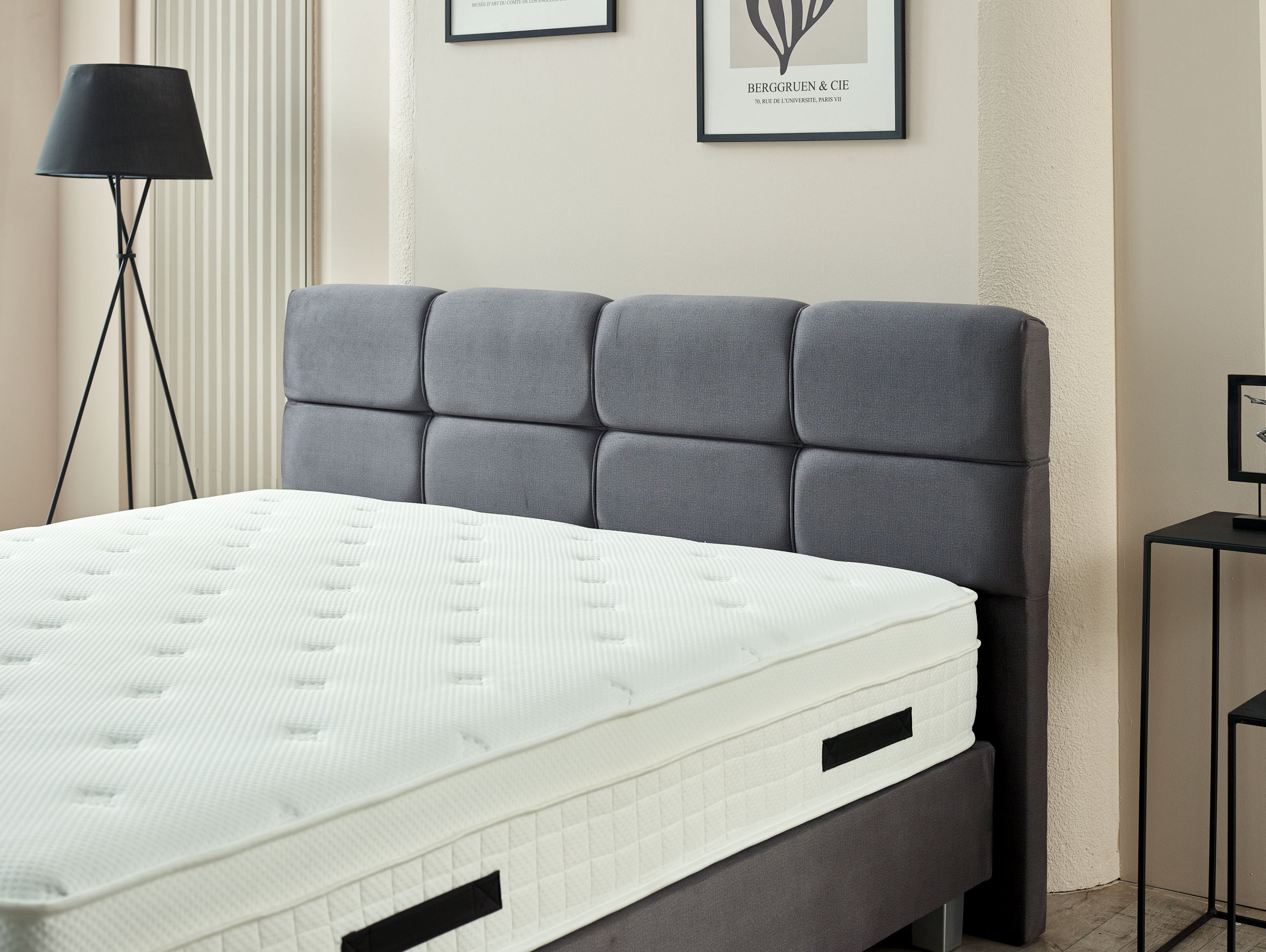 Boxspring Vida Velvet Antraciet 180x200