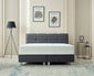 Boxspring Vida Velvet Antraciet 180x200
