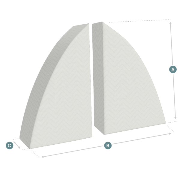 Matras Boot- Trapezium 2-delig