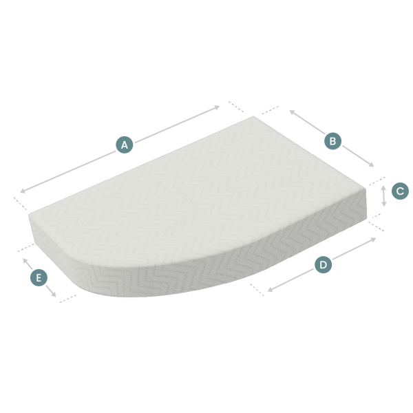 Matras Caravan - Frans bed