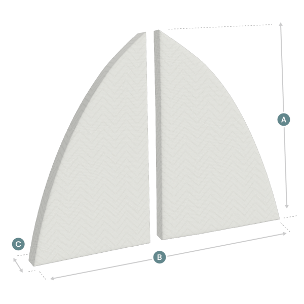 Topper Boot- Trapezium 2-delig